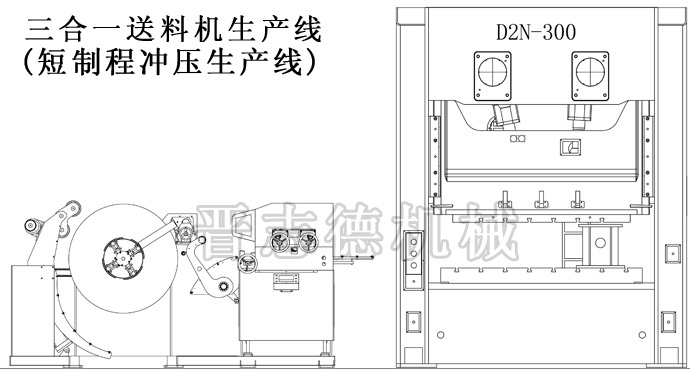 三合一送料機(jī)生產(chǎn)線