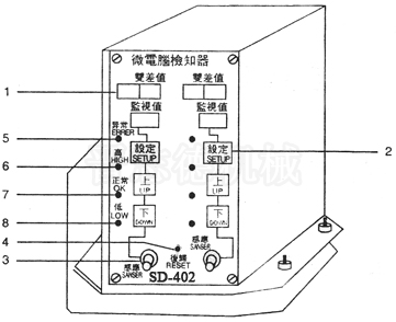 微電腦下死點(diǎn)檢知器結(jié)構(gòu)